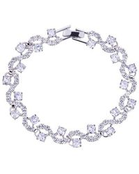 Hollywood Sensation - Pawzee Snowy Paw Print Charm Bracelet - Lyst