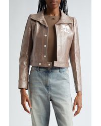 Courreges - Reedition Check Coated Jacket - Lyst