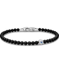 David Yurman - Spiritual Beads Evil Eye Bracelet With And Sapphire - Lyst