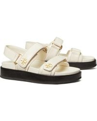 Tory Burch - Kira Sport Leather Sandals - Lyst