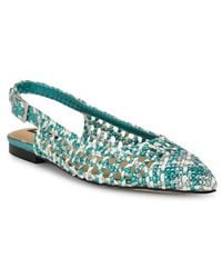 Nine West - Soel Slingback Pointed Toe Flat - Lyst