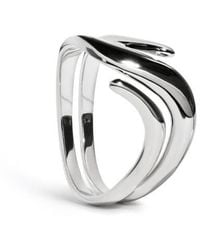 Monica Vinader - Swirl Wrap Ring - Lyst