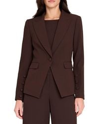 Tahari - One-Button Blazer - Lyst
