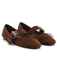 Mango - Mary Jane Ballet Flat - Lyst