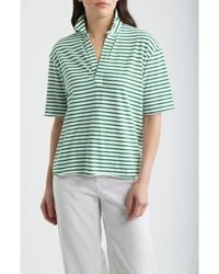 Frank & Eileen - Patty Short Sleeve Henley - Lyst