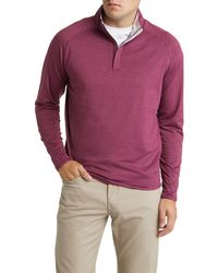 Peter Millar - Crafted Stealth Quarter Zip Performance Pullover - Lyst