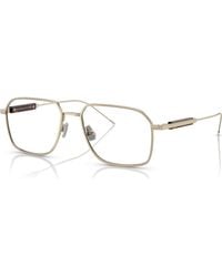 Brunello Cucinelli - 54Mm Rectangle Optical Glasses - Lyst