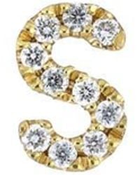 Bony Levy - Icon Diamond Initial Single Stud Earring (Nordstrom Exclusive) - Lyst