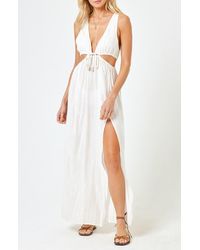 L*Space - Donna Sleeveless Cover-up Maxi Dress - Lyst