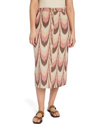 Faherty - Whitley Print Front Button Skirt - Lyst