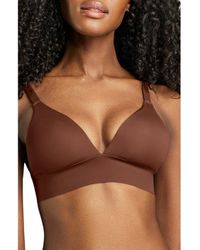 Siella - No-Show Triangle Bra - Lyst