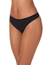 DKNY - Table Top Stretch Cotton Blend Thong - Lyst