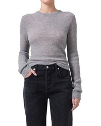 Citizens of Humanity - Alessia Wool & Cashmere Blend Rib Top - Lyst