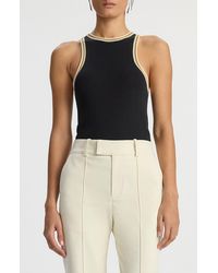 A.L.C. - A. L.c. Nelly Contrast Tank - Lyst