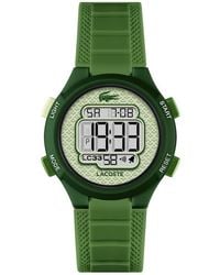 Lacoste - Kids' Lc33 Digital Silicone Strap Watch, 32Mm - Lyst