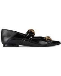 Kurt Geiger - Mansion Pointed Toe Mary Jane Flat - Lyst