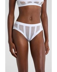 HAUTY - Shadow Play Fishnet Panties - Lyst
