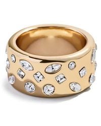 BaubleBar - Simone Pavé Band Ring - Lyst