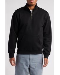 Carhartt - Cotton-Blend Quarter-Zip Pullover Sweatshirt - Lyst