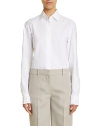 The Row - Derica Cotton Button-up Shirt - Lyst