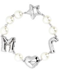 Marc Jacobs - Mj Balloon Faux Pearl Bracelet - Lyst