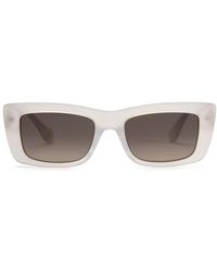 Mohala Eyewear - Kea 53Mm Medium Nose Bridge Wide Width Gradient Polarized Square Sunglasses - Lyst