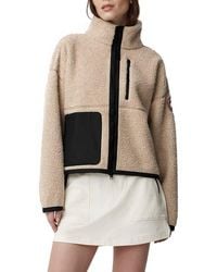 Canada Goose - Simcoe Wool Blend Fleece Jacket - Lyst