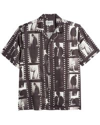 Carhartt - Photo Strip Short Sleeve Cotton Blend Button-up Shirt - Lyst