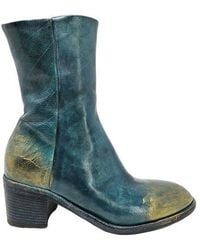 Madison Maison - Hand Rubbed Metallic Ankle Boot - Lyst