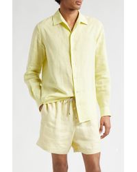 Agnona - Linen Button-up Shirt - Lyst