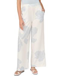 Halogen® - Easy Wide Leg Linen Blend Pants - Lyst