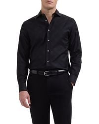 Bugatchi - Axel Shaped Fit Stretch Cotton Button-Up Shirt - Lyst