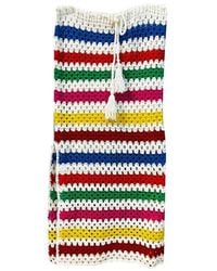 NESSI BYRD - Hand-Made Knitted Striped Crochet Cover-Up Skirt, Little Kid-Big Kid - Lyst