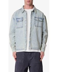 MNML - Denim Shirt Jacket - Lyst