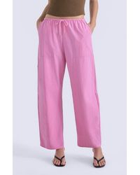 Pistola - Theo Cotton Drawstring Pants - Lyst