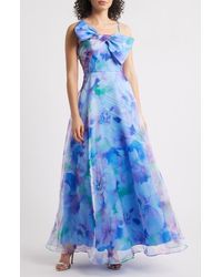 Eliza J - Bow Bodice Sleeveless Gown - Lyst