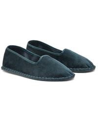 Mango - Velour Loafer - Lyst