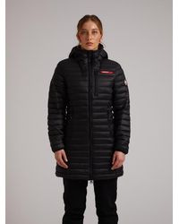 Jacket - Satell1Te Longline Hooded Jacket - Lyst