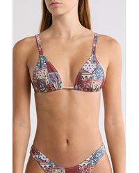 PacSun - Erica Triangle Bikini Top - Lyst