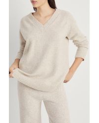 Mango - V-Neck Sweater - Lyst
