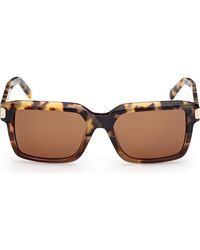 MCM - 54Mm Polarized Square Sunglasses - Lyst