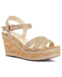 Dune - Kipling Platform Wedge Sandal - Lyst