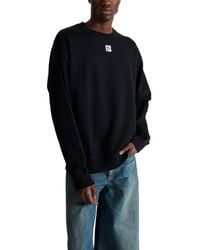 Balmain - Cotton Sweatshirt With Pb Embroidery - Lyst