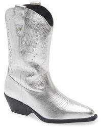 BOTTER - Metallic Western Boot - Lyst