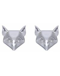 DESERI - Fox Stud Earrings - Lyst