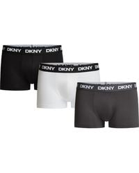DKNY - 3-Pack Ultralight Microfiber Mesh Trunks - Lyst
