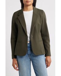 Liverpool Los Angeles - Liverpool Fitted Knit Blazer - Lyst