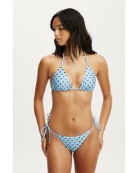 Cotton On - String Triangle Bikini Top - Lyst