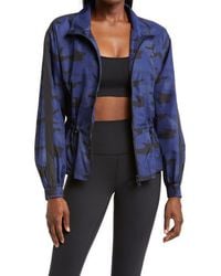BLANC NOIR - Tempest Water Repellent Peplum Jacket - Lyst