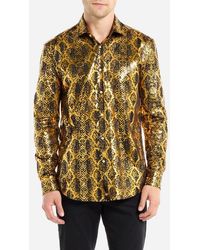 Opposuits - Shiny Snakeskin Button-Up Shirt - Lyst